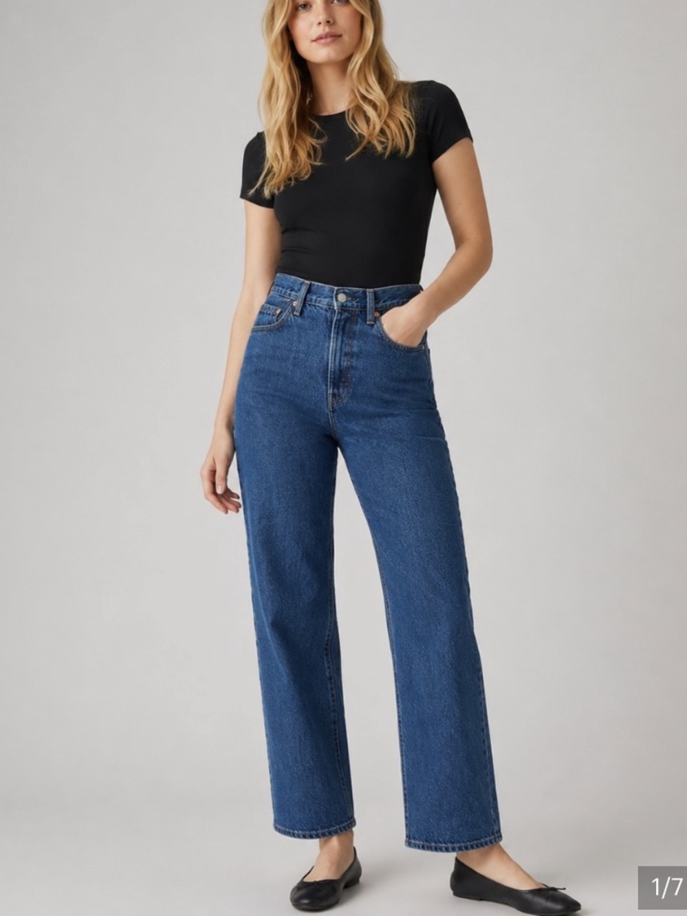 Levi’s Ribcage Straight Ankle High Rise Jeans Size 26 - Picture 3 of 12